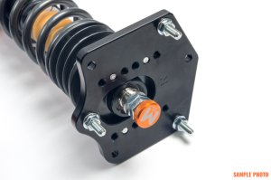 BMW M4 Coilover Suspension Kit - Front + Rear - Moton - 1-Way Series, Adjustable Rebound (12-position) + Ride Height, Monotube, Non-Inverted, Includes Springs and Top Mounts (Camber-Adjustable Front Top Mounts, Solid Rear Top Mounts) - `21-`27